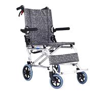 Silla de ruedas, plegable, ligera, ultraligera, antigua, de viaje sencillo, de aluminio, pequeña, para personas mayores, carrito para niños, tamaño: 358,118.1 in
