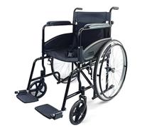 Silla de ruedas plegable para adultos, ligera y portátil, autopropulsada, ayuda de movilidad para viajar, compacta y fuerte