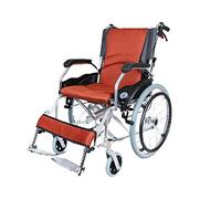 Silla de ruedas,Plegable Plegable Ergonómico Cómodo Reposabrazos Respaldo Asiento de aluminio de 20 pulgadas con frenos de liberación rápida