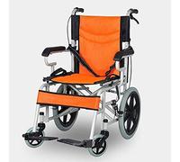 Silla De Ruedas Plegable, Scooter De Empuje Para Discapacitados/Ancianos Con Reposapiés Ajustable Freno Trasero Neumático No Neumático Camarero, Portátil