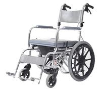 Silla de ruedas plegable Silla de ruedas autopropulsada for personas ligeras, andadores propulsados a mano, for personas mayores, con discapacidad, puede soportar 100kg sin Ayuda al transporte