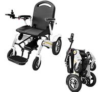 Silla de ruedas plegable, silla de ruedas inteligente con Control remoto automático, silla de ruedas portátil, Motor de 250W x 2 para personas mayores