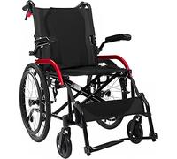 Silla De Ruedas Plegable Silla De Ruedas Móvil Ligera De Aleación De Aluminio, Silla De Ruedas Bici, Silla De Ruedas De Viaje Ultraligera, Adecuada Para Familias Y Carreteras 2