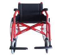 Silla de ruedas plegable Silla de ruedas plegable, aleación de aluminio, resistente a pinchazos, automarco, antigolpes, sin mantenimiento, patinete propulsado portátil, tipo empuje Comodidad