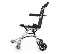 Silla de ruedas plegable Silla de Ruedas Plegable Súper Liviana Plegable for Discapacitados for Personas con Discapacidad Propulsada La Silla de Ruedas Puede Soportar 100 Kg Tipo Empuje Comodidad
