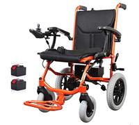 Silla De Ruedas Plegable, Silla Eléctrica Eléctrica Motor Sin Escobillas Liviana Puede Estar En El Avión para Discapacitados Y Ancianos Cojín Desmontable De Aleación De Aluminio Batería De Litio