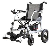 Silla de ruedas plegable Sillas de ruedas plegables y livianas para todo terreno para adultos - Tamaño de viaje - Aprobado por aerolíneas - Alcance de crucero de 12 Mi - Soporta hasta 220 libras