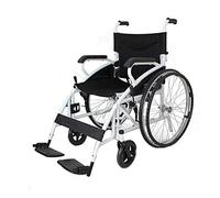 Silla de Ruedas Plegable, Superligera, con reposabrazos, Carro con Freno, Silla de Transporte para Scooter portátil para Personas Mayores/discapacitadas, portátil