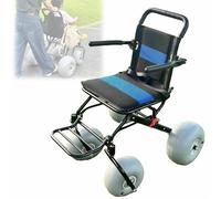 Silla de ruedas plegable todo terreno con ruedas de liberación rápida para ancianos y niños, diseño ligero que soporta 100 kg