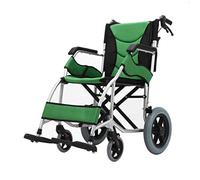 Silla De Ruedas Portátil De Aluminio Liviana Silla De Ruedas De Transporte Móvil Autopropulsada Rueda Pequeña Plegable Viajes Para Personas Mayores Discapacitadas Sin Necesidad De Neumáticos Inflable