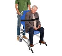 Silla de ruedas portátil de emergencia plegable multifuncional para evacuación ambulancia con y cinturones de seguridad para el transporte de pacientes inconscientes inmóviles lesionados, soporta 160