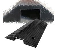 Silla de Ruedas portátil de Goma, Apta para Pasar por Puertas, Mide 31x18x4 Pulgadas, con Soporte y práctico Puente de Acceso para sillas de Ruedas.