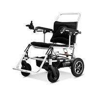 Silla de ruedas portátil de moda, silla de ruedas ligera y plegable, patinete portátil con batería de litio para personas mayores