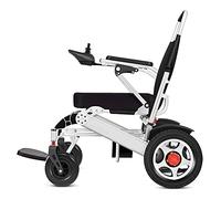Silla de ruedas portátil de moda, silla de ruedas plegable portátil con batería de litio para personas mayores con discapacidad