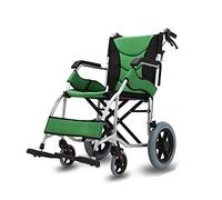 Silla De Ruedas Portátil Silla De Ruedas De Transporte Móvil Autopropulsada - Carro De Mano Ligero Plegable De Aluminio Ancianos Discapacitados Viaje Portátil Ultraligero Scooter De Ruedas Pequeñas P