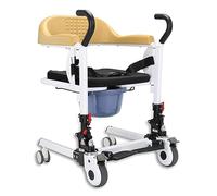 Silla de ruedas portátil taburete de ducha silla de ruedas elevador de pacientes para traslado en el hogar silla de transferencia portátil silla plegable de enfermería mesita de noche para personas