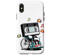 Silla de Ruedas Reproductor de Casetes Música Carcasa para iPhone X/XS
