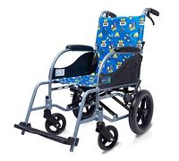 Silla de ruedas,Scooters de movilidad plegables de aleación de aluminio para niños estándar autopropulsados, silla de ruedas deportiva portátil autopropulsada Manual