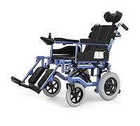 Silla de ruedas, Silla de ruedas eléctrica Inteligente Automática Paciente anciano Vehículo de cuatro ruedas Scooter para discapacitados Ligero Plegable, Tamaño: 13060111 cm