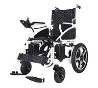 Silla de Ruedas Silla de Ruedas eléctrica Plegable portátil, Silla eléctrica Ligera, Scooter para Personas Mayores discapacitadas, Ancho del Asiento 49 cm, batería de Litio 20 A, duración de la b