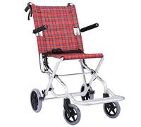 Silla de ruedas, silla de ruedas plegable y liviana, aleación de aluminio, silla de ruedas ultraportátil, freno de mano en miniatura, viajes transfronterizos para niños, personas mayores, carro simpl