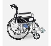 Silla de ruedas,Suplementos Médicos para Adultos Médicos De Conducción Plegable, para Ancianos, Carretilla Portátil Para Discapacitados,Black