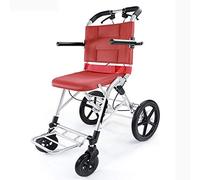 Silla de ruedas,Suplementos médicos para adultos médicos de conducción plegable, silla de ruedas de viaje para ancianos portátil Manual seguro para discapacitados