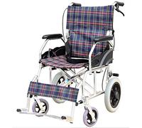 Silla de ruedas,Turismo Aluminio Manual Plegable Portátil Conveniente Discapacitados Ancianos