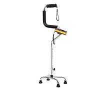 Silla de ruedas, vieja de cuatro pies, antideslizante, azul/plateada, con luz, bastón multiusos para anciano, bastón antideslizante con hospital, es muy amable de tu parte