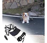 Silla de ruedas y cochecito XXL para perros medianos a grandes, soporte de movilidad para problemas de patas traseras, protección duradera del pecho, ideal para perros discapacitados