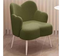 Silla de sala de estar, silla de aderezo de tela de cordero, adecuado para silla de escritorio de oficina, silla de sala de estar, barra de café, uso de la sala de estar, trabajo desde casa, con