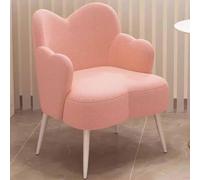 Silla de sala de estar, silla de aderezo de tela de cordero, adecuado para silla de escritorio de oficina, silla de sala de estar, barra de café, uso de la sala de estar, trabajo desde casa, con