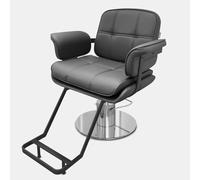 Silla de salón hidráulica profesional, trono giratorio de 360° con base de gran tamaño, piel sintética de grado médico y capacidad de 440 libras para clínicas de belleza