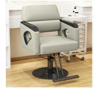 Silla de salón para estilistas de peluquería, giratoria 360°, altura ajustable, diseño hidráulico, capacidad de 200 kg para salones de belleza y salones de tatuajes