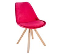 Silla de salón sofia tapizada en terciopelo 48x54x81 cm
