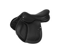 SILLA DE SALTO ROMA CON MADERA Y PIEL DOBLE