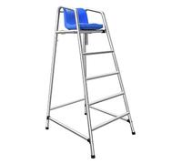 Silla de Socorrista de Piscina, Silla/Escalera de Salvavidas Desmontable for Piscina al Aire Libre con Ganchos - Observación del área de natación(4 Steps- H 180cm/71inch)