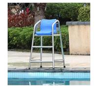 Silla de Socorrista de Piscina, Silla Salvavidas for Piscina con Asiento cómodo, Ideal for Playa o Lago(H 3.9ft/120cm)