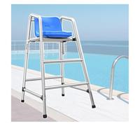 Silla de Socorrista de Piscina, Silla Salvavidas for Piscina de Acero Inoxidable 304, for Exteriores e Interiores.(H-120CM/47.2INCN/3.9FT)