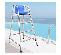 Silla de Socorrista de Piscina, Silla Salvavidas for Piscina de Acero Inoxidable 304, for Exteriores e Interiores.(H-150CM/59.1INCN/4.9FT)