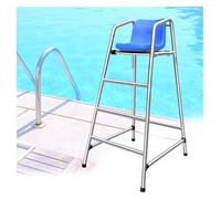 Silla de Socorrista de Piscina, Silla Salvavidas for Piscina, for Parque acuático, con Asiento, Gancho y Orificio for sombrilla.(H-150CM/59.1INCN/4.9FT)