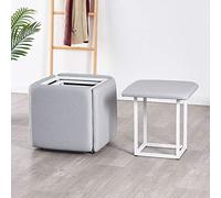 Silla de sofá apilable 5 en 1 para exteriores, taburete otomano, taburete creativo impermeable para fiestas, patio y más