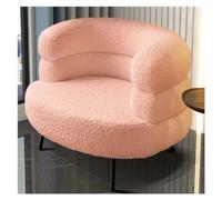 Silla de sofá con respaldo curvado, elegante para sala de estar, dormitorio, salón, oficina, ideal para mesas de maquillaje y tocador, diseño cómodo y moderno