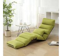 Silla de suelo ajustable con almohada, tumbona plegable de 6 posiciones para el hogar, oficina, sala de estar, dormitorio