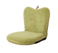 Silla de suelo con respaldo, tumbona ergonómica portátil, color verde. | Silla de suelo versátil con respaldo para meditar, leer o relajarse en el balcón, el dormitorio o el estudio.