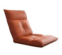 Silla de suelo con soporte para la espalda, ajuste de varios niveles, no requiere montaje, cojín de látex para leer, jugar y meditar cómodamente