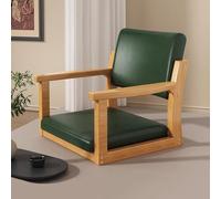 Silla de suelo con soporte para la espalda, cómodo diseño sin patas para leer, meditar, sala de estar y uso en el balcón