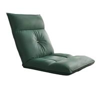 Silla de suelo con soporte para la espalda y ajuste de varios niveles, no requiere montaje, cojín de látex para leer, jugar y meditar cómodamente