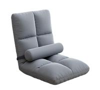 Silla de suelo ligera con soporte para la espalda, respaldo ajustable para ventana de bahía, perfecta para jugar, leer, meditar y descansar, resiste la deformación, fácil de mover