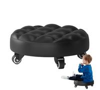 Silla de suelo para adultos - Taburete bajo de cocina - Bajo multiusos que le da estilo y la silla de suelo, taburete de tienda de piel sintética para la limpieza del hogar, picnic al aire libre